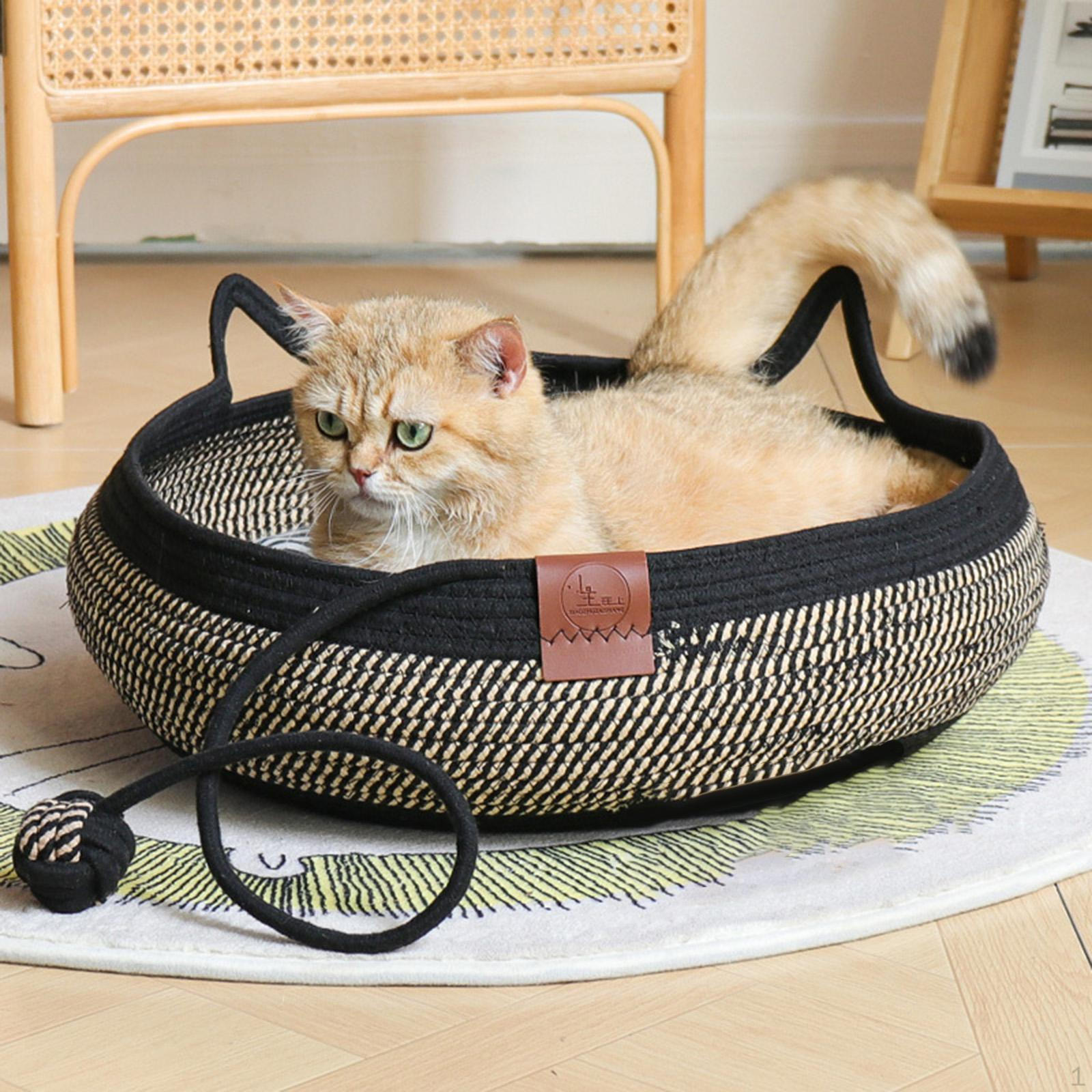 

Корзина-лежанка для кошки, когтеточка, гамак, коврик для царапания для котенка, общежитие, квартира S