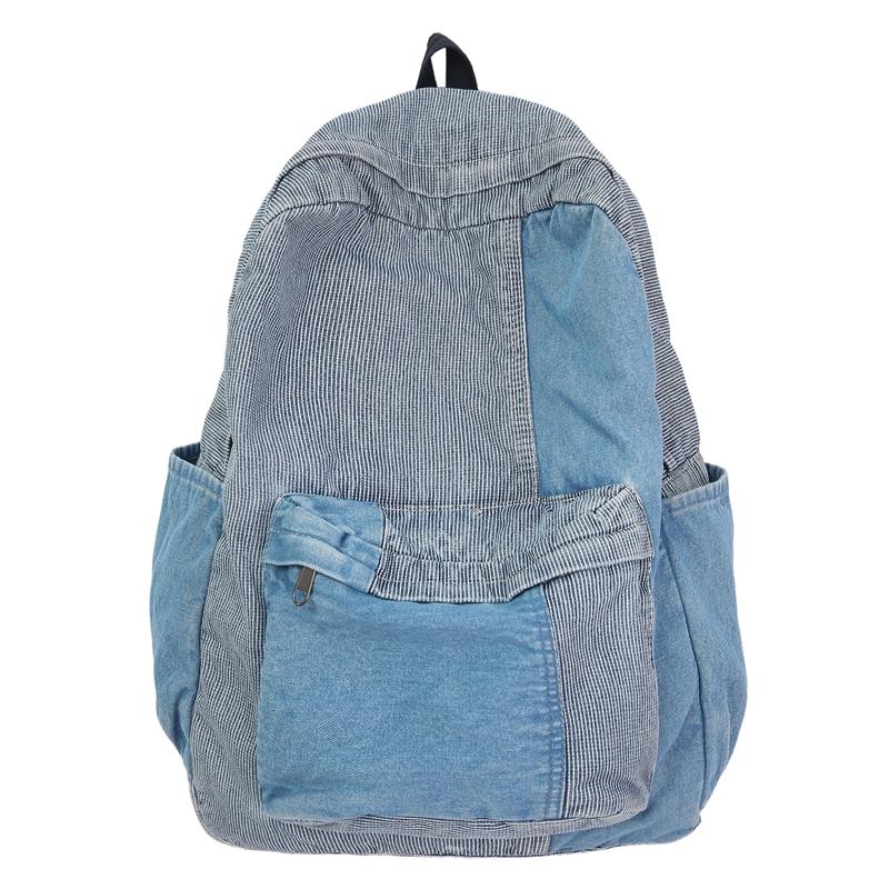 

Джинсовый рюкзак Женский рюкзак большой вместимости Школьный рюкзак Мужской рюкзак