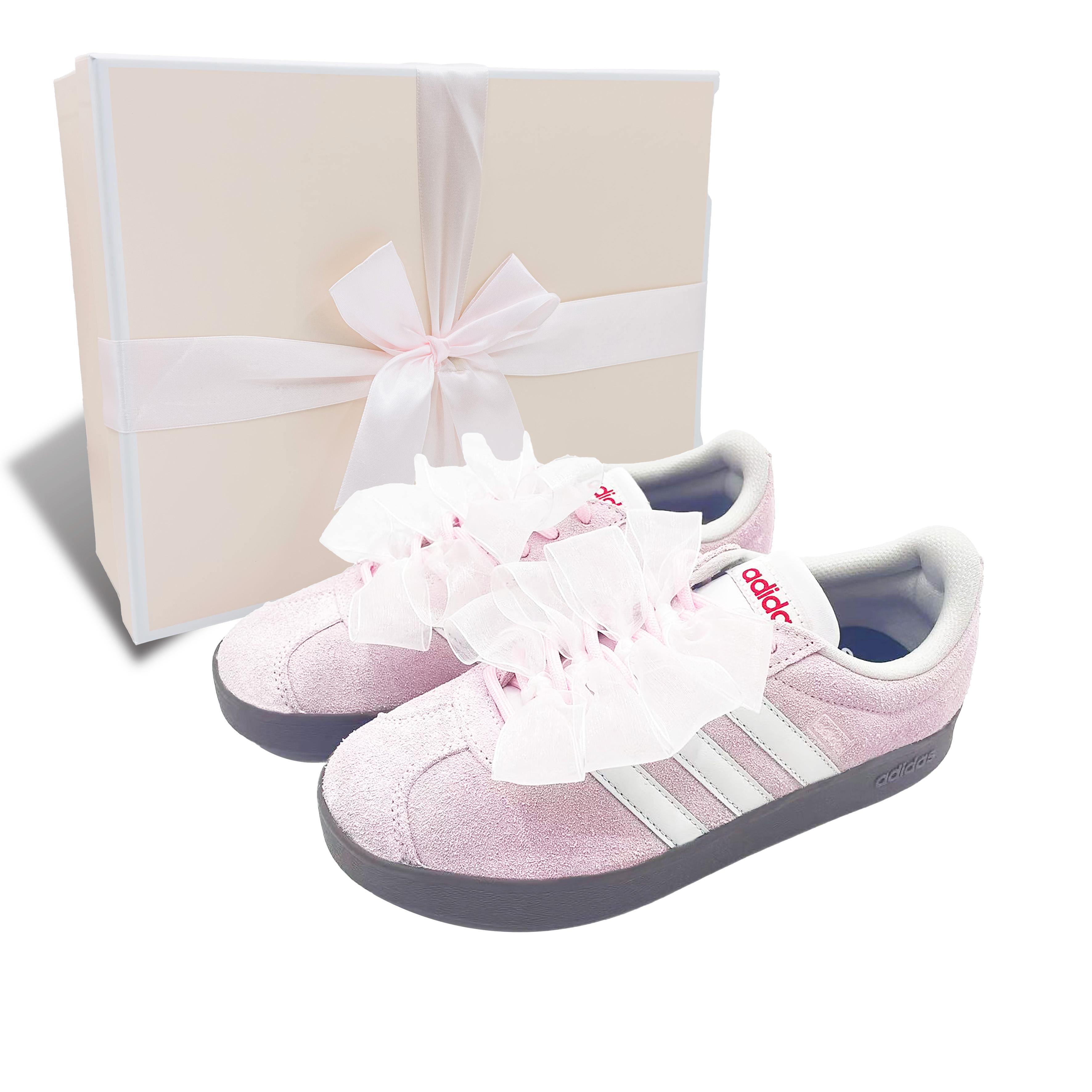 

Adidas Neo VL Court 2.0 Light Cherry Butterfly Whisper Lightweight Low top Skateboard Shoes Unisex Pink White HQ1802(Team1230- ) 39⅓