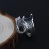 S Ring Men's Wrench Ring Men's Ring Old Niche Jewelry