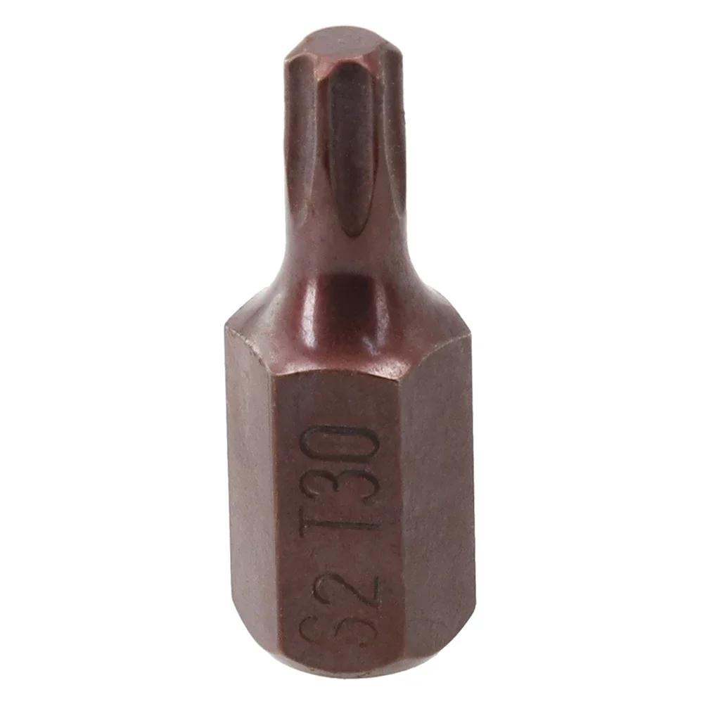 1 Stück 75mm Magnetischer Torx Schraubendreher Bit Stahl 10mm Sechskant Schaft Schraubendreher Für Schlagschrauber T20/T25/T30/T40/T45/T50/T55