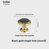 Modern European Black & Gold Cabinet Handle