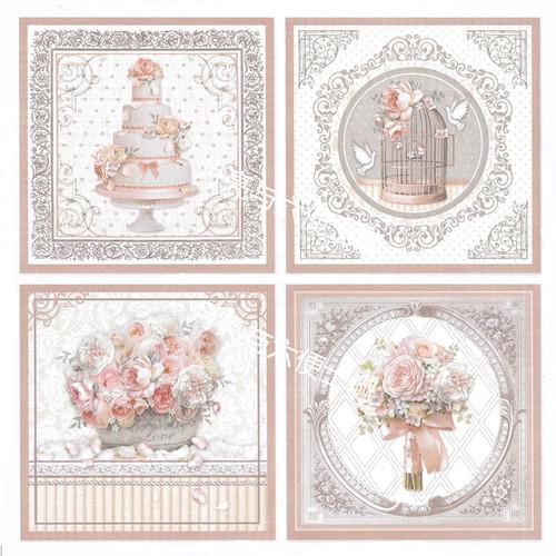 33Pcs/Pack Vintage Wedding Sticker DIY Craft Scrapbooking Album Junk Journal Decorative Stickers