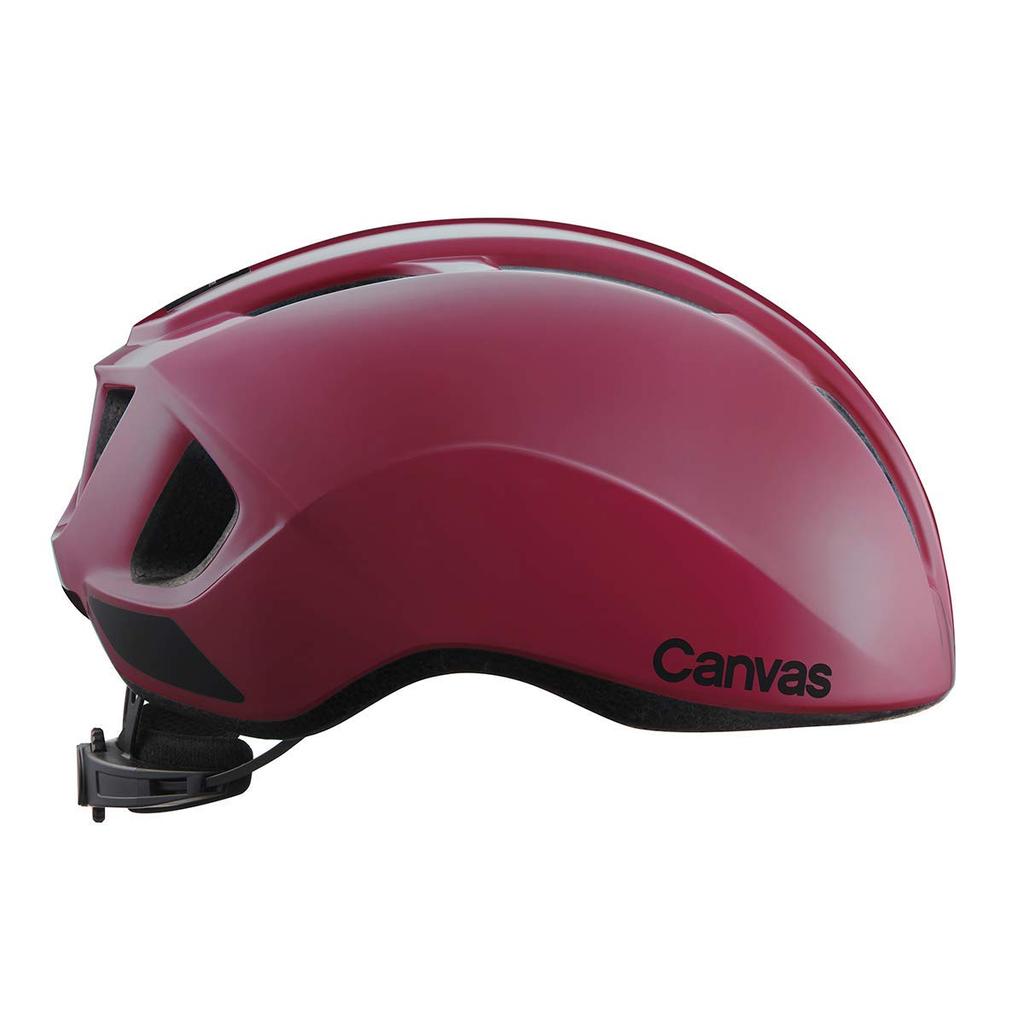 KABUTO Canvas Sports Bicycle Wine JCF Recommended Helmet, M/L (57-59cm), Red,