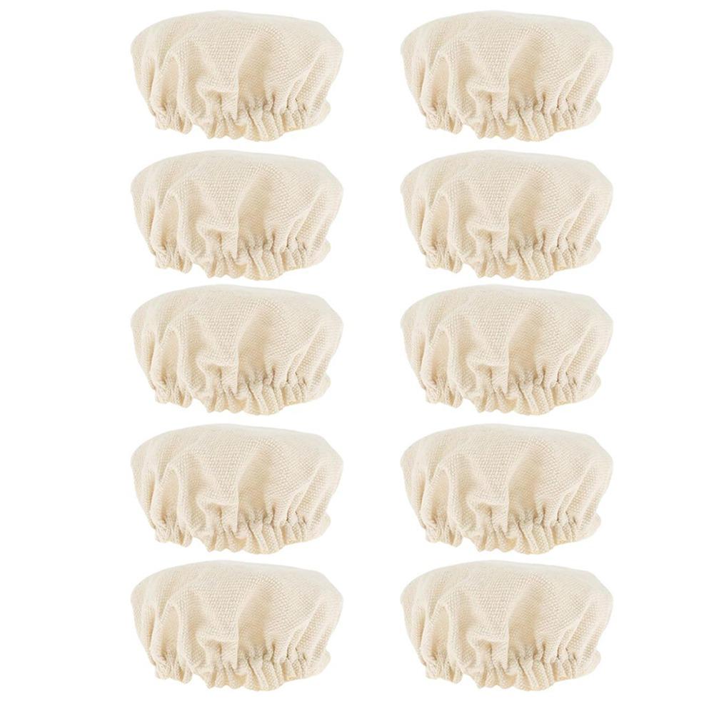 10Pcs Elastic Cloth Sourdough Fermentation Jar Lid Reusable Dust Cover Fabric Lids  Cheese Making