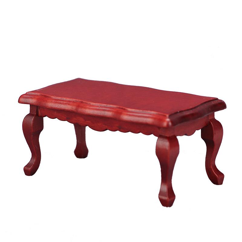 1:12 Scale Mini Dollhouse Coffee Table - Photography Scene Prop and Furniture Accessory