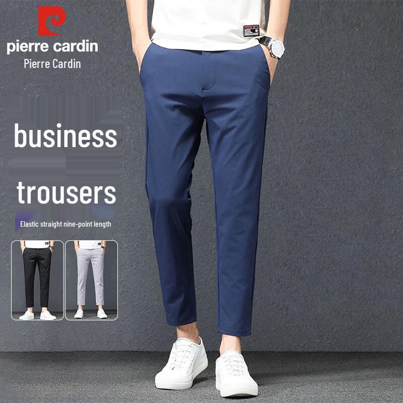 

Pierre Cardin Men s Straight-Leg Cropped Dress Pants 32