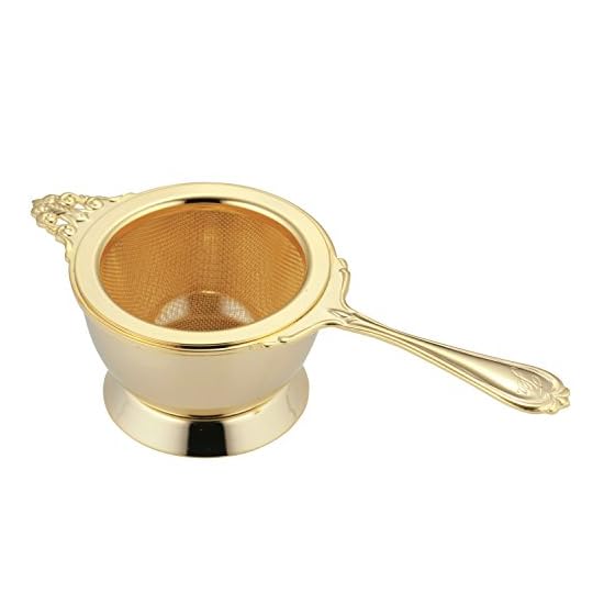 Takakuwa Kinzoku Nuble Tea Strainer Gold