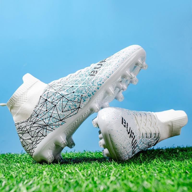 Unisex High-Top Fußballschuhe Bunt Outdoor Langstollen Sportschuhe Große Größe Jugend Sport Kinder Fußballschuhe