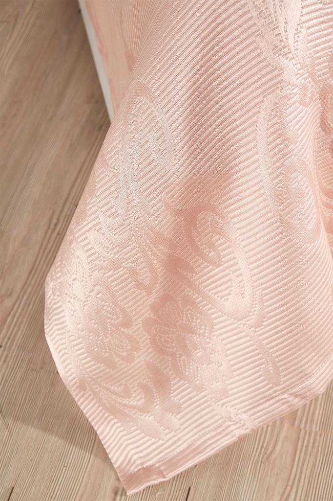 Dowry World Tulip Double Bedspread - Powder