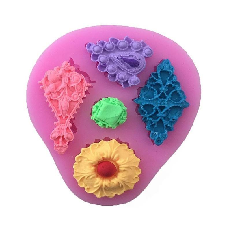 1 Pcs Diamond Shape Cake Molds Diamond Jewelry Silicone Cake 3d Decoration