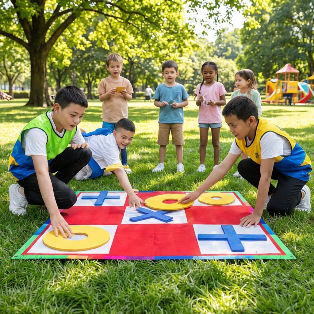 Giant XO Chess Interactive Indoor Outdoor Leisure Sports Group Team Building Games For Kids Adults Carnival Party Favor Toys