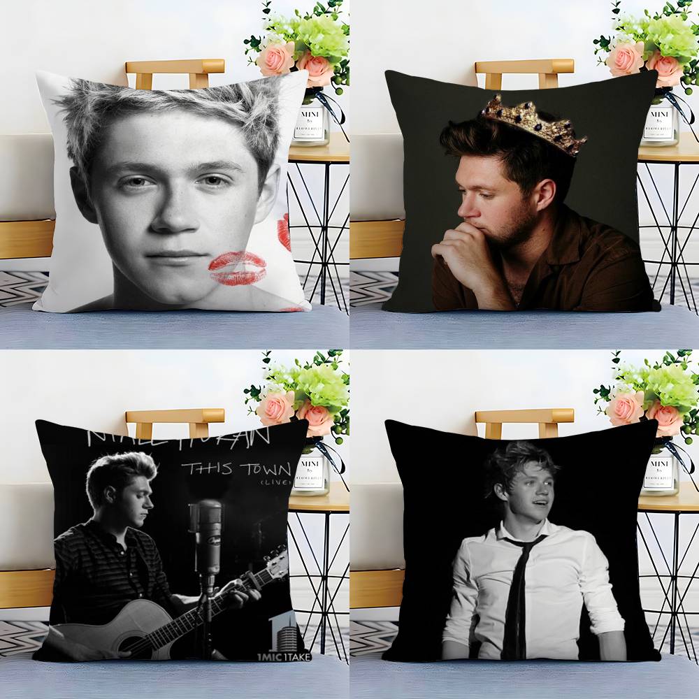 Singer Pillow Case Sofa Living Room Bedroom Double-Sided Printing N-Niall Horan Square Cushion Nap Time Pillow Case