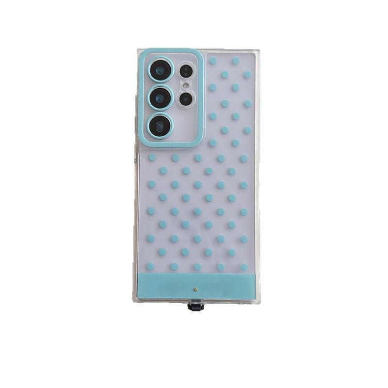 Multi-color Polka Dot Flash Phone Case for Samsung S26/S25/S24 Ultra and A56/A55 - Drop-Proof Protection