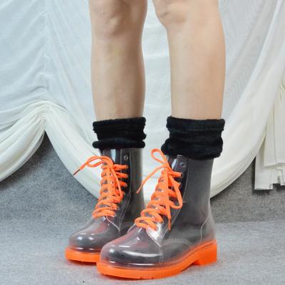 Mode Dames Laarzen voor s Regenlaarzen Winter Transparant Snoepkleur Meisjes Waterschoenen Overschoenen Antislip Dames Enkellaarsjes Dames