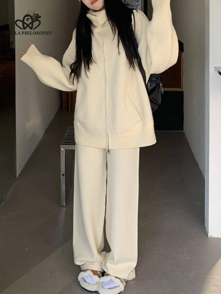 Модный осенне-зимний новый женский простой трикотаж — фото 5