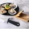 Clește pentru Deschis Stridii, Cutter pentru Deschis Scoici din Oțel Inoxidabil, Instrument din Lemn pentru Deschis Fructe de Mare pentru Casă, Bucătărie, Barbeque, Camping