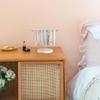 Contemporary Headband Display Stand Wooden Base Scrunchie Holder Space Saving Hair Accessories Organiser for Bedroom