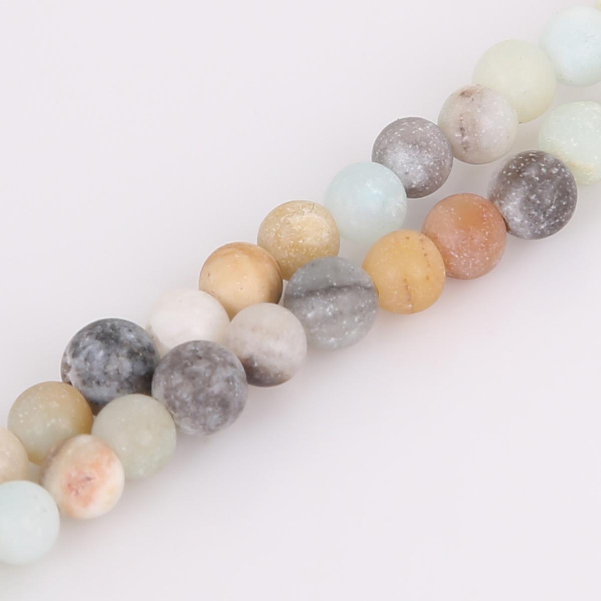 

4-12 мм/32-93 шт. Натуральные круглые матовые амазонитовые свободные каменные бусины-разделители для изготовления ювелирных изделий своими руками 10mm 38pcs