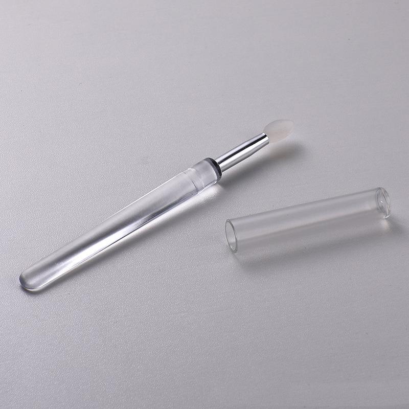 

Силиконовые аппликаторы для дизайна ногтей, многоразовые хромированные блестки для нанесения маникюра, легкий пигмент, силиконовая кисточка для ногтей белый