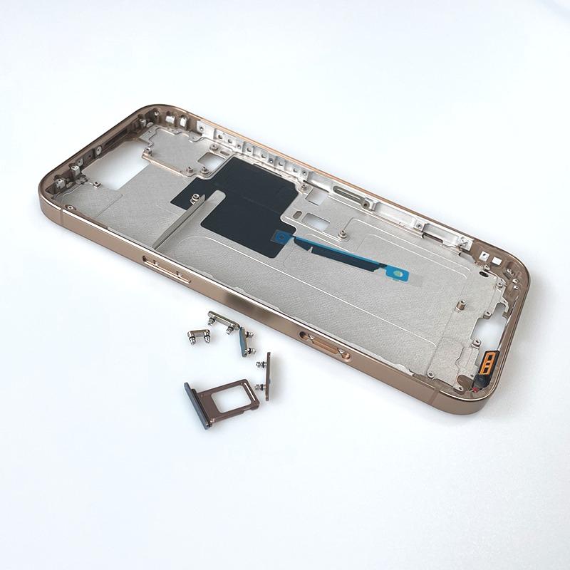 For iPhone 16 Pro Max Middle Frame Bezel Housing Side Button Chassis Repair Replacement Parts