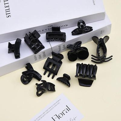 Minimalistická malá plastová sponka do vlasů - DIY základ pro sponku, štípací sponka, šperkový doplněk
