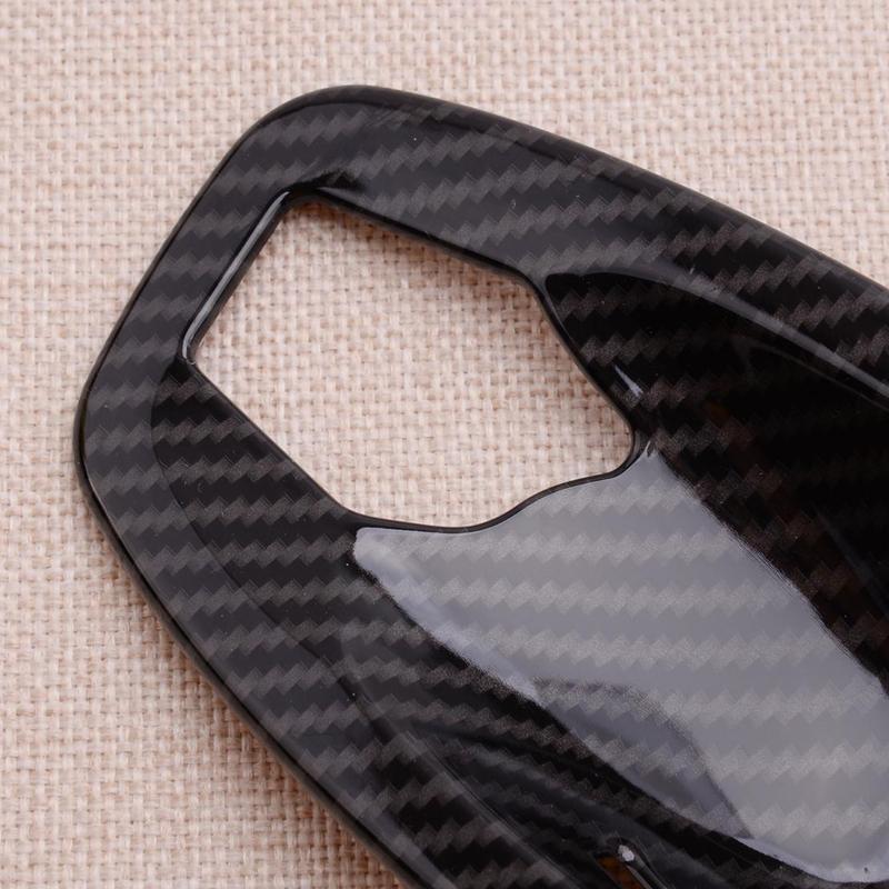 4pcs Carbon Fiber Style Interior Door Handle Bowl Cover Trim Fit For BMW 5 Series E60 E61 2006-2010