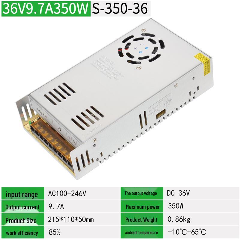 220V To 36V DC Switching Power Supply, 10A Automation for High Power Motor & LED Strip, 500W Transformer