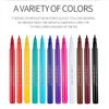 12 Farben mehrfarbig Schwarz Flüssiger Eyeliner Stift Wasserdichter Stift Lang anhaltendes Augen-Make-up Make-up Frauen Augen Kosmetik