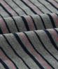 COVERNAT WOMAN Striped Collar Knit Melange Gray