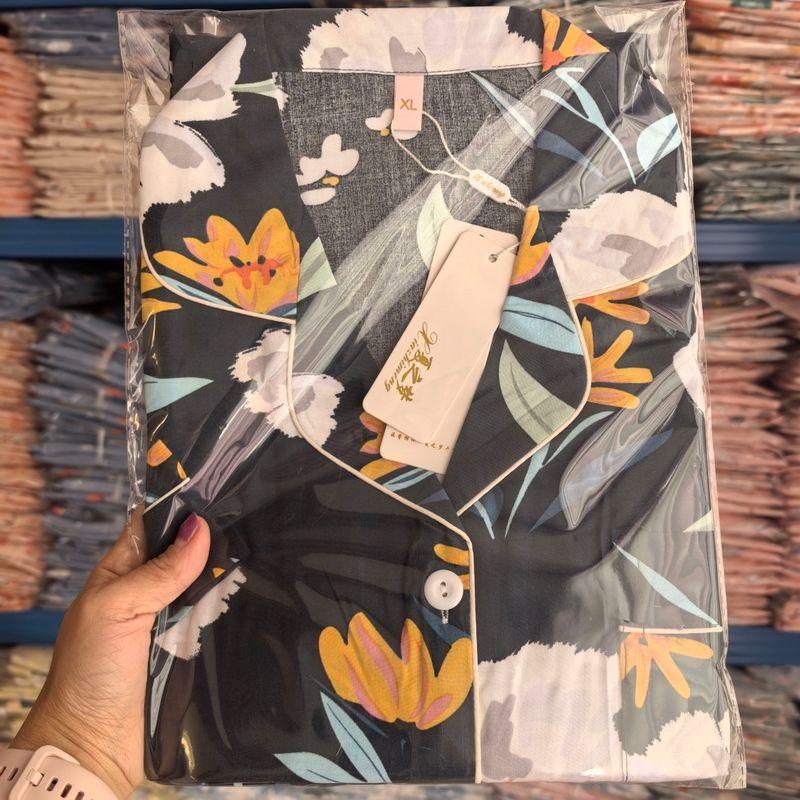 Summer Pajamas Women's Cotton Silk Short Sleeve Thin Suit K-style Homewear Cute Student Loose Plus Size Can Be Outwear