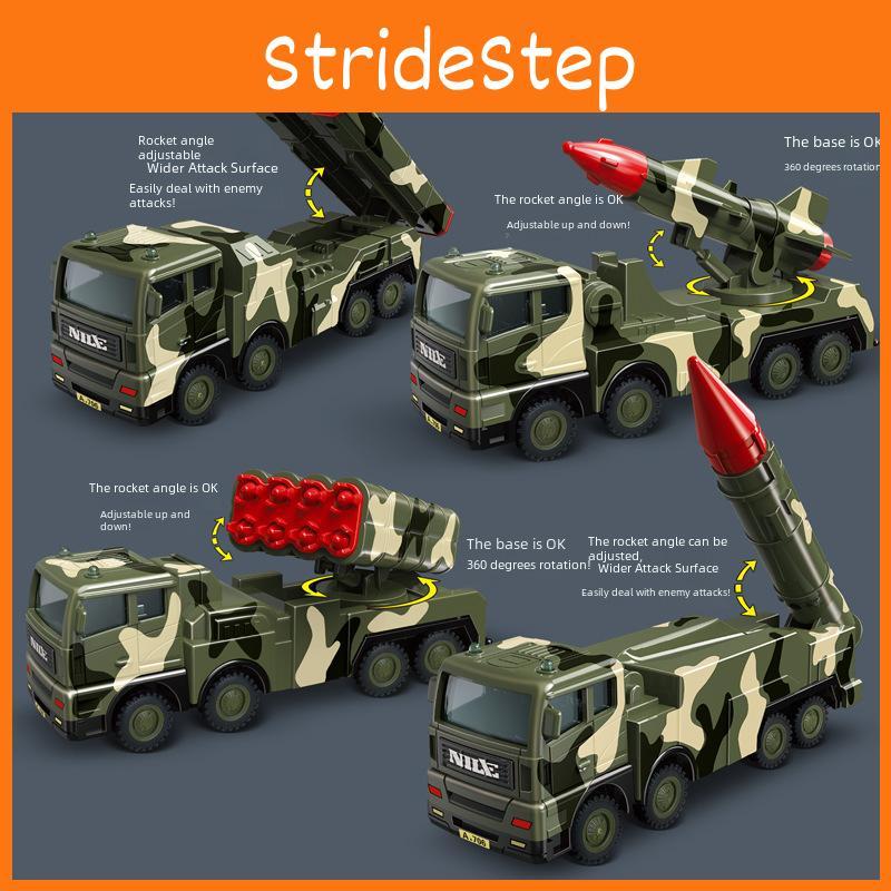 Educational Military Toy Car Inertial Operation Interactive Weapon Components