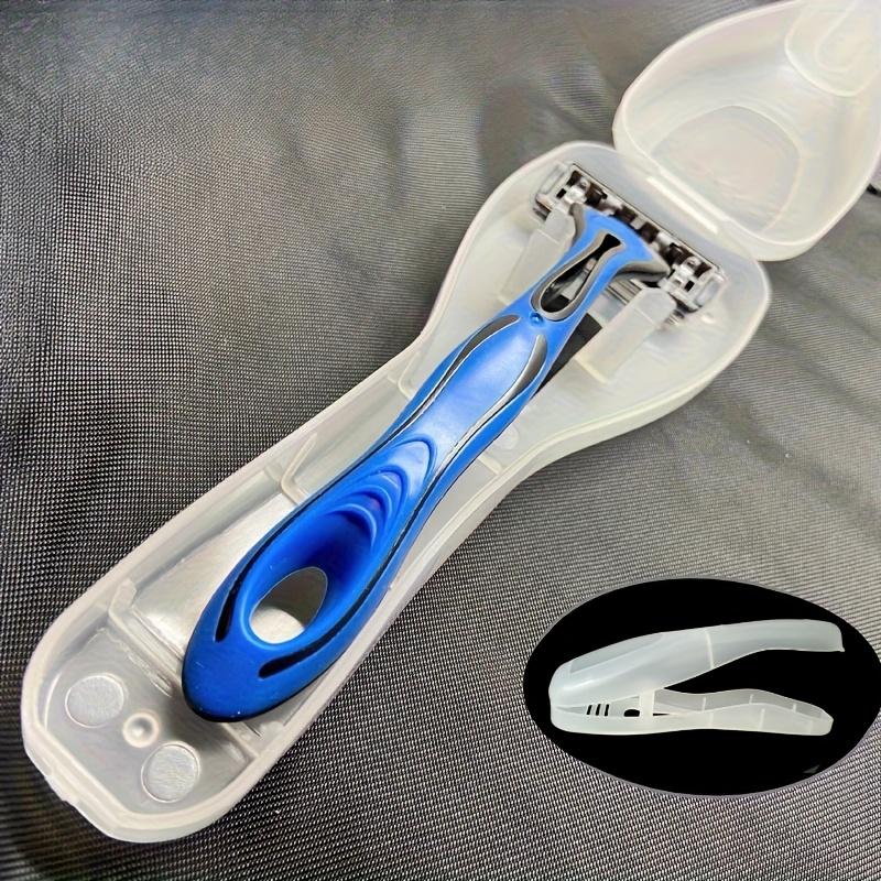 

1 шт. Дорожные аксессуары Органайзер для туалетных принадлежностей Легкий, Пыленепроницаемый, Прозрачный Компактное хранение Подходит для путешествий Хранение бритвы и аксессуаров прозрачный