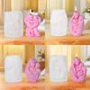 Creative Silicone Molds Mother and Child Candle Figures Moulds Silicone Texture Perfect for Candle Crafting Enthusiasts