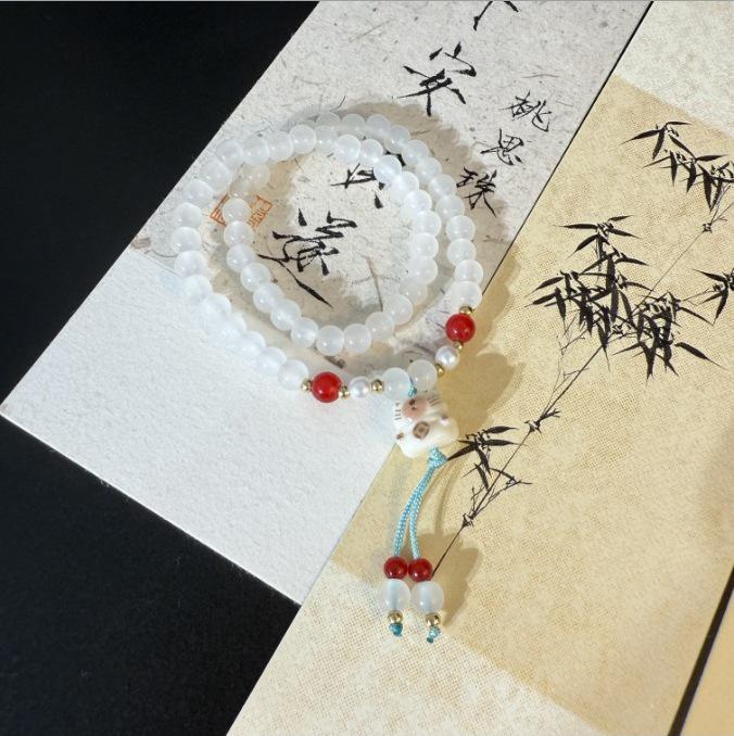 Niche Star Bead Love Heart Bracelet - Adjustable Y2K Bestie Couple Bangle