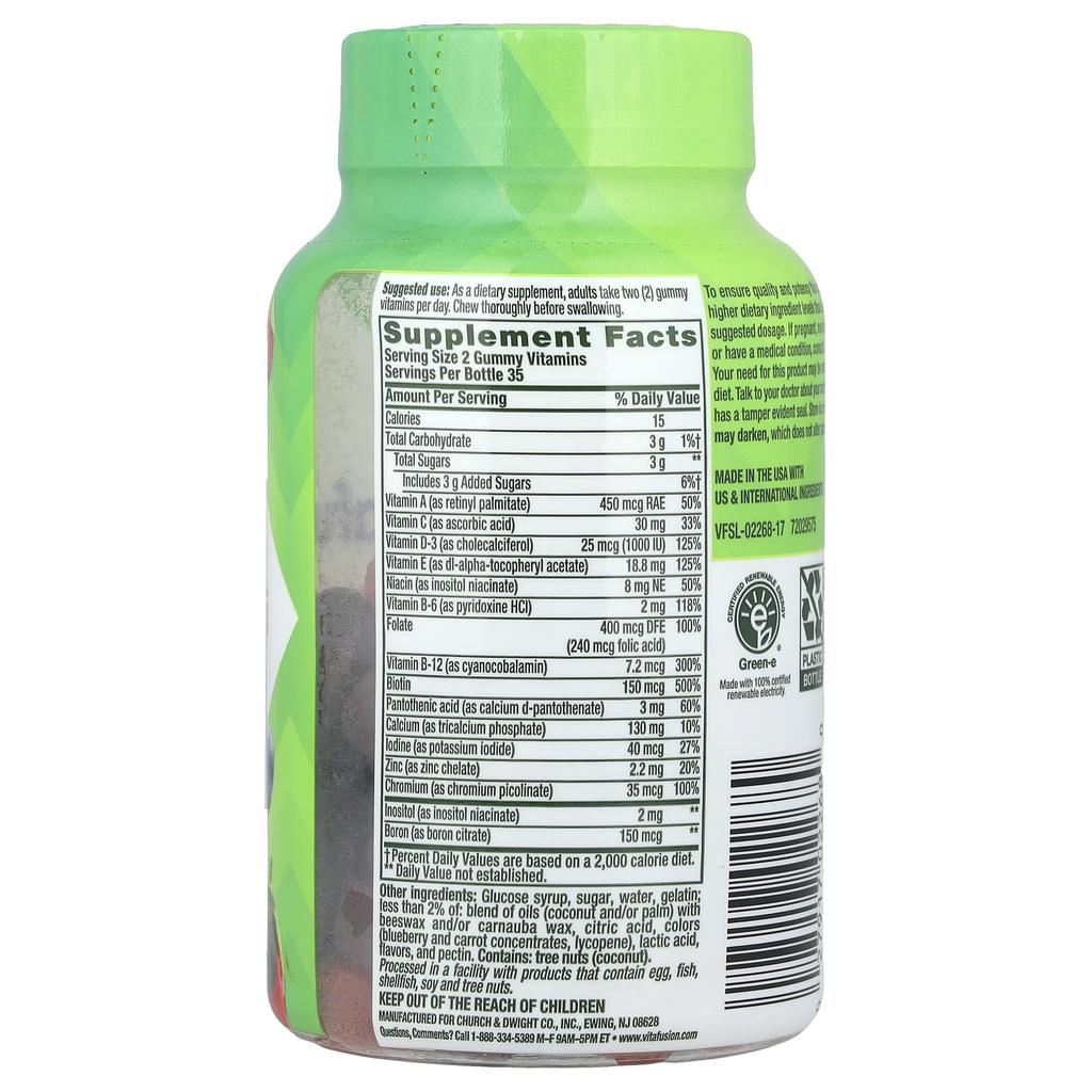 Women's Multi Gummy Jelly, Berry, Gummy Jelly 70 Pieces