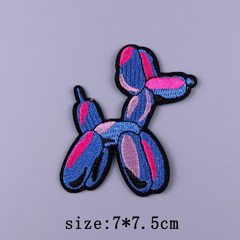 Cartoon Patch Cute Animal Patches For Clothes Striped Badges Embroidered For Clothing Hedgehog Patch Iron On Patches On Clothes