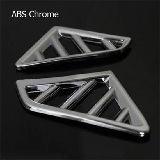 ABS Chrome Air Vent Conditioning Trim Cover Special Interior Conversion Sticker For Kia RIO K2 2010-2016 Car Styling
