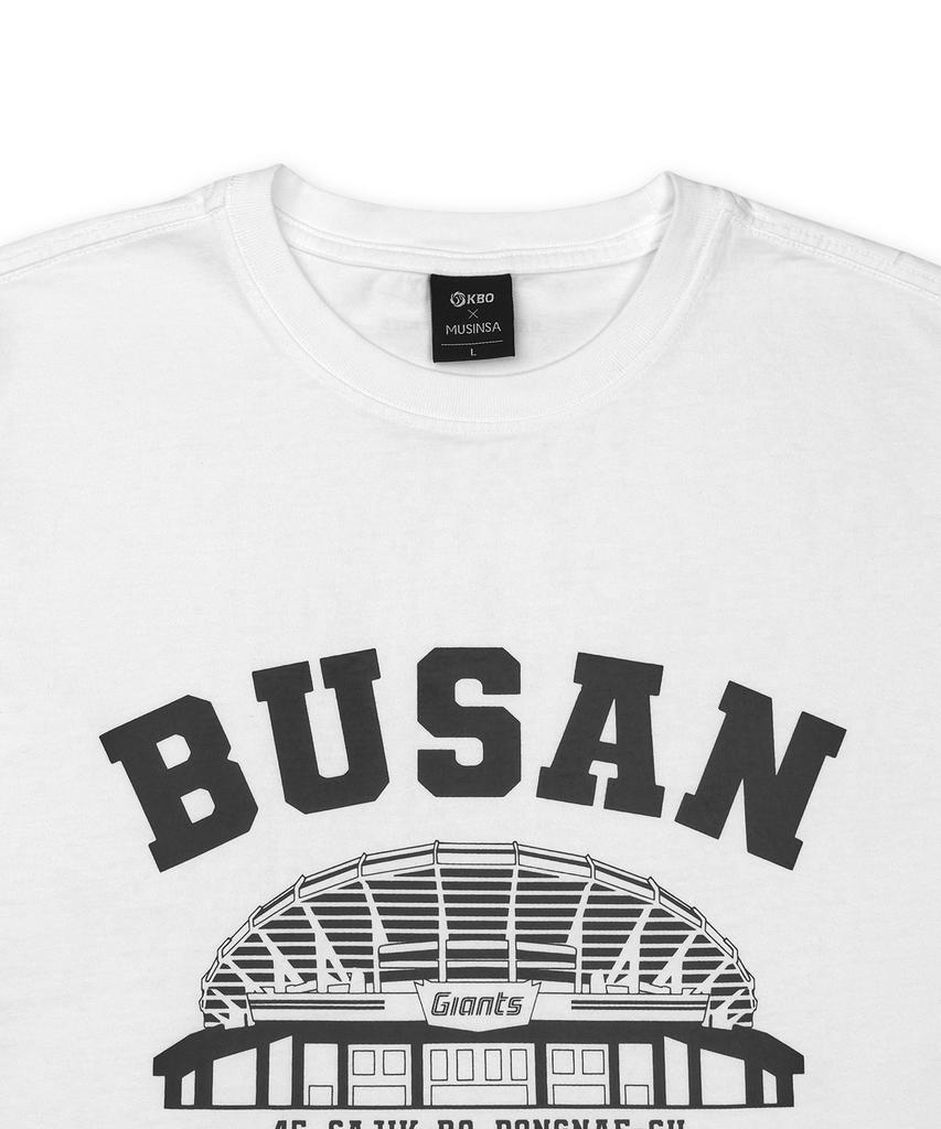 Hangugyaguwiwonhoe Mss X Kbo Ballpark Short Sleeve T-Shirt White [Busan Lotte Giants]