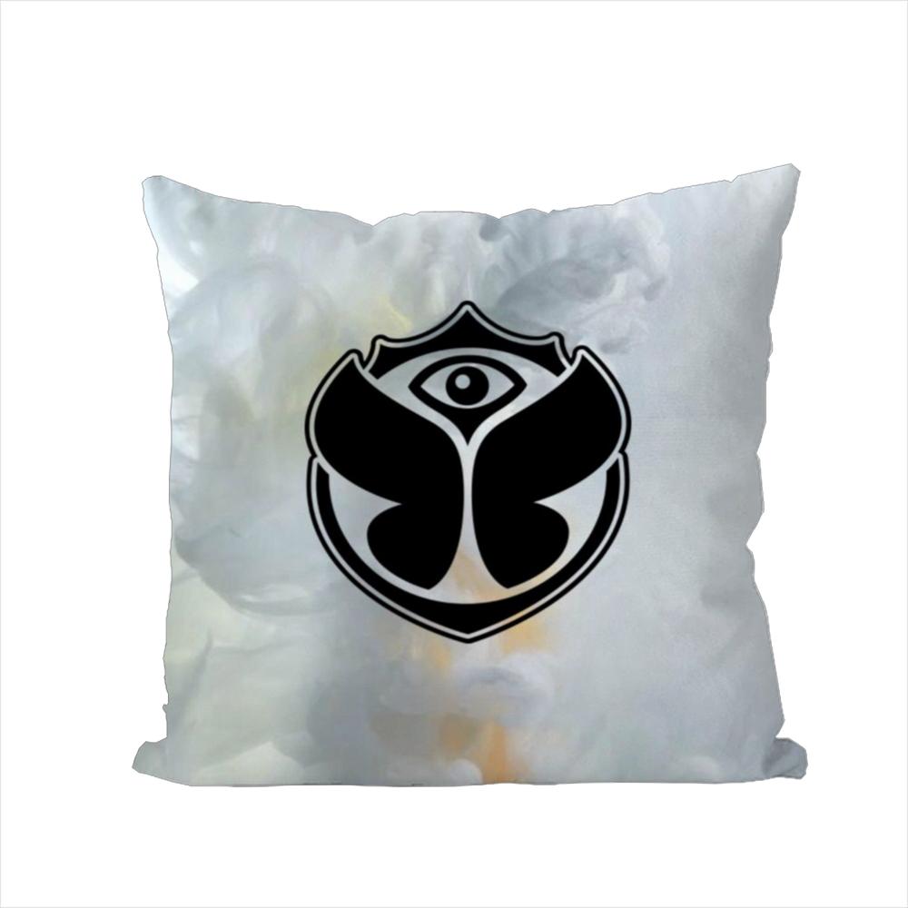 TOMORROWLAND Music Festival Pillow Case For Car Sofa Decorative Home Double-sided Print Plush Square Throw Pillow Cushion Cover