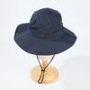 Outdoor tourism UV protection Mountaineering fisherman hat Leisure jungle round-brimmed hat Cycling breathable fishing sun protection hat