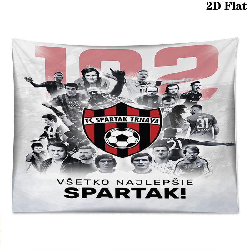 FC Spartak Trnava Wall Tapestry Aesthetic Wall Hanging Printed Fabric Blanket Decorative Tapestries for Bedroom Living Room Home Decor
