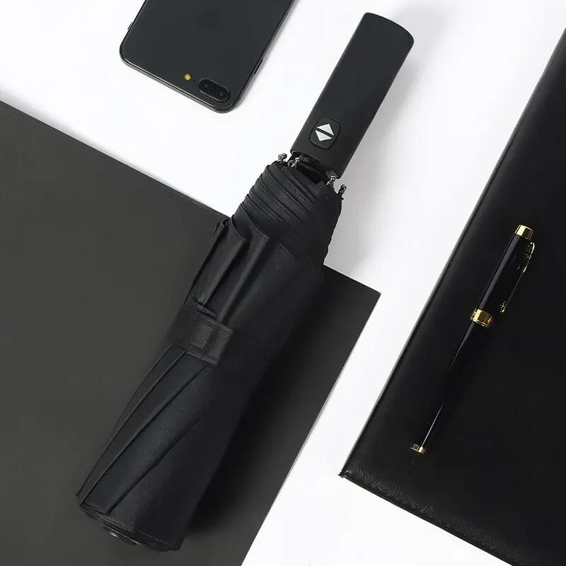 12 Bones Windproof Double Layer Resistant Umbrella Fully Automatic Rain Men Women Luxury Business Male Large Umbrellas Parasol KTY