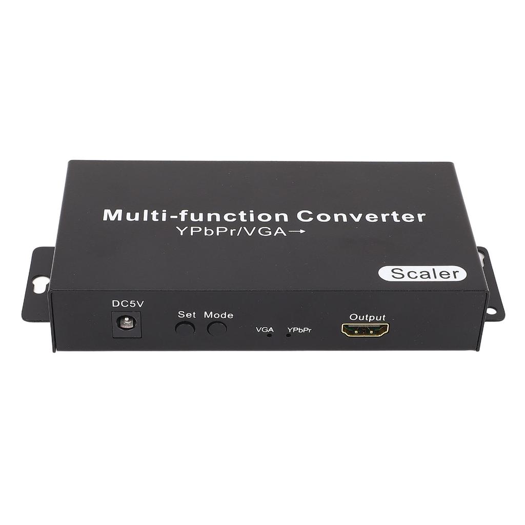 YPbPr VGA to HD Multimedia Interface Converter 1080P Video Sound Converter Adapter for HDTV