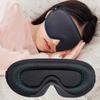 Comfy Material Sleep Mask Padded Design Blockout Light Eye Mask 3D Ice Silk Eye Mask  Relax Aid