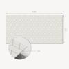 Self-adhesive PVC Dining Room Panel with Graphics 100x50 Cm Geometric Hexagonal Pattern