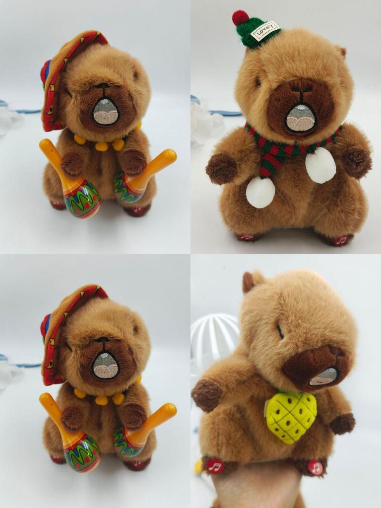 Interactief Knuffel Capybara Met Muziek En Spraak Voor Kinderen Cadeau