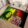 Bob M-Marley Maple Leaf Printed Floor Mat Carpet 15 Sizes Living Room Bedroom Bedside Window Sill Bathroom Floor Mat Home Decor