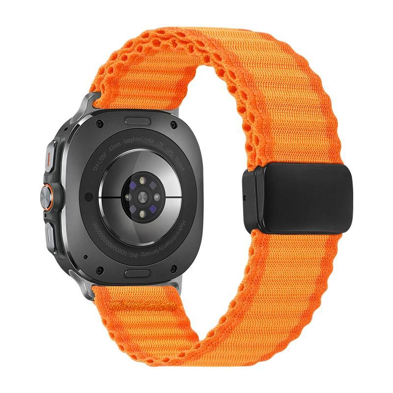 Sports Trail Loop Bands For Samsung Galaxy Watch Ultra Strap 47mm Accessories Nylon Magnetic Bracelet Galaxy Watch 7 Ultra 47 Mm