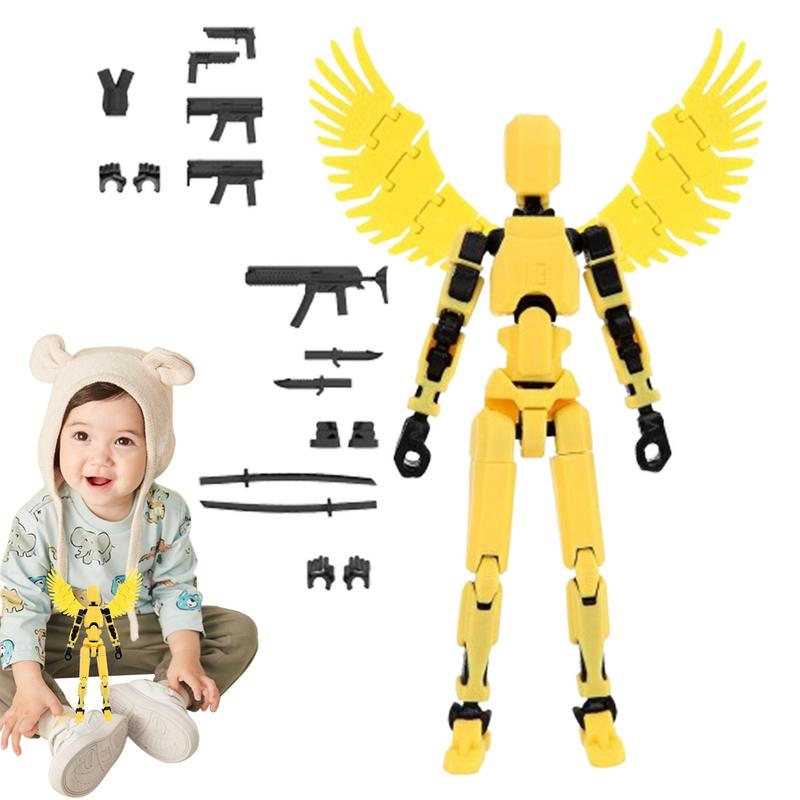 3D Printed Multi-Jointed Movable Shapeshift Robot Games Child Mannequin Dummy 13 Action Figures Gift Games Toy for Girl Boy Kids